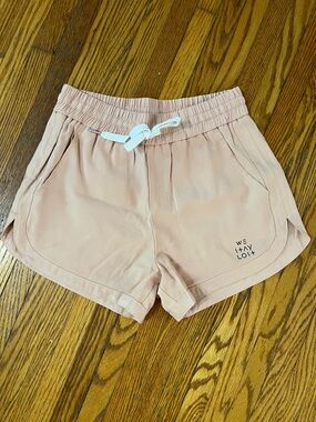 Women’s Pink Drawstring Lounge Shorts